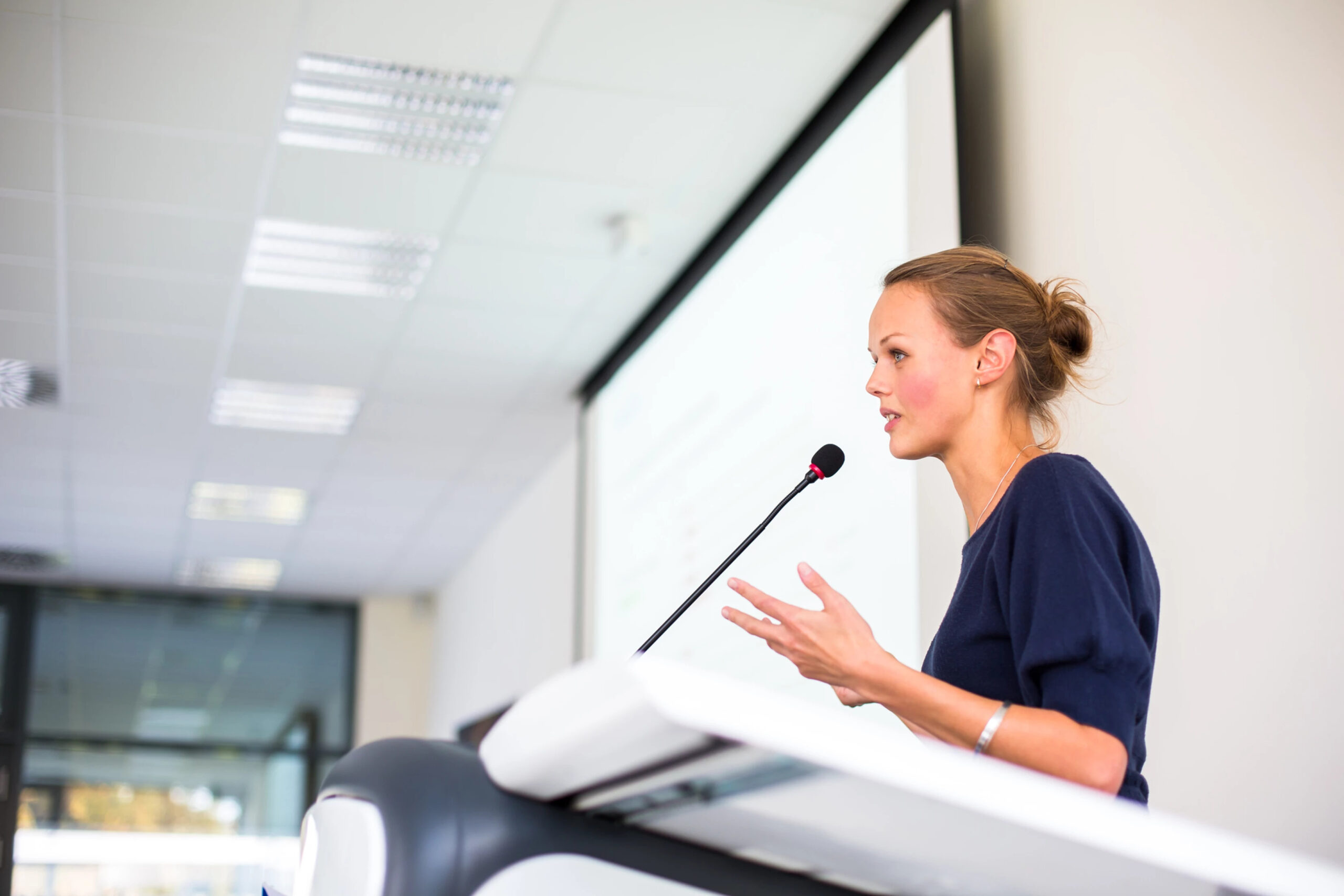 Speaking engagements are a great way to build credibility and awareness of your practice within your community.